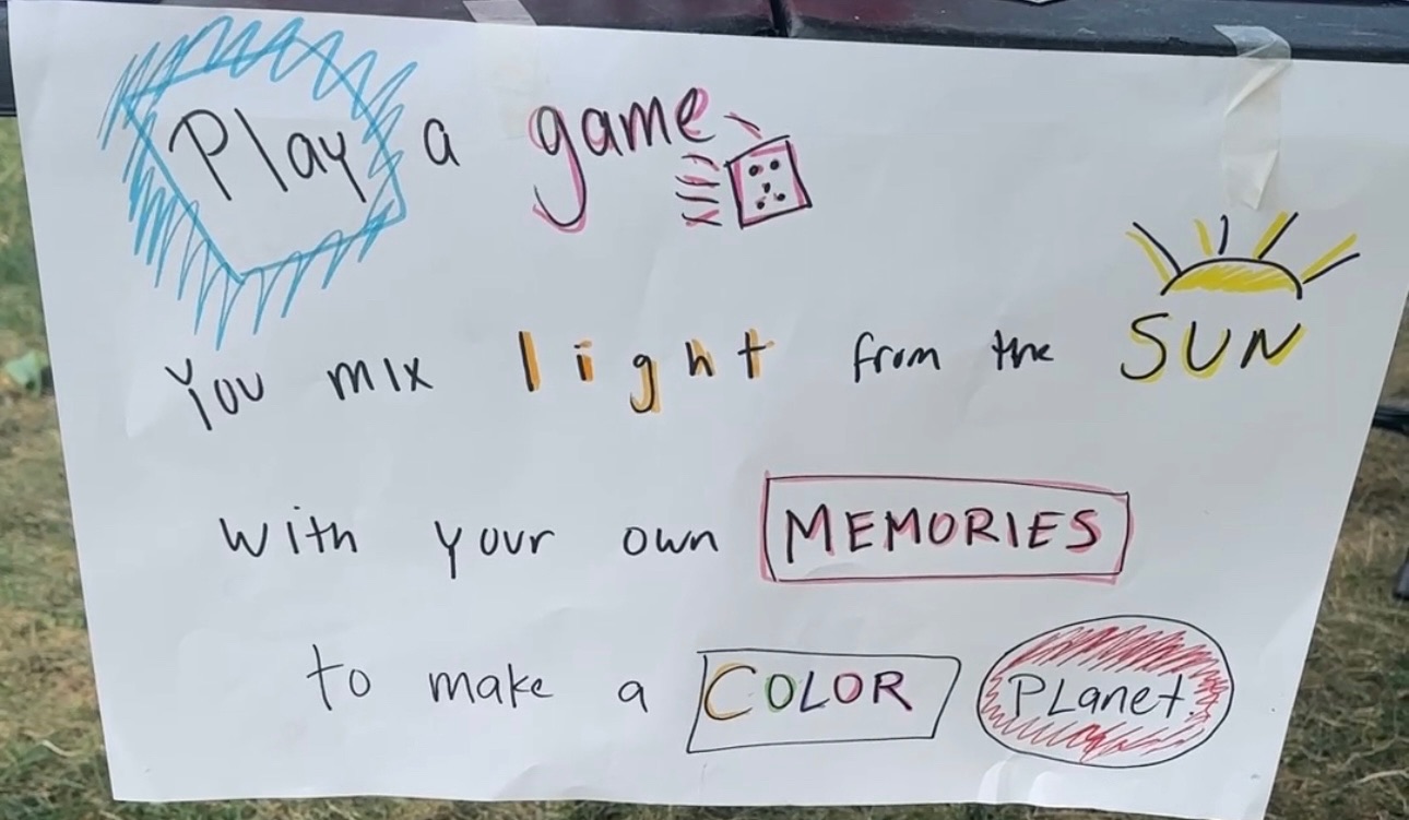 Hand-drawn Play a Game sign